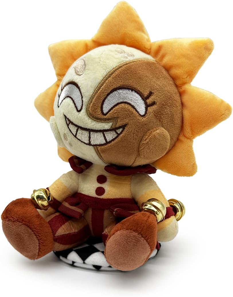 YouTooz FNAF Sun Shoulder Rider 6" Plush, Sun Shoulder Rider Plushie, Collectible Sun Shoulder Rider from Five Nights at Freddy's FNAF Plush Collection
