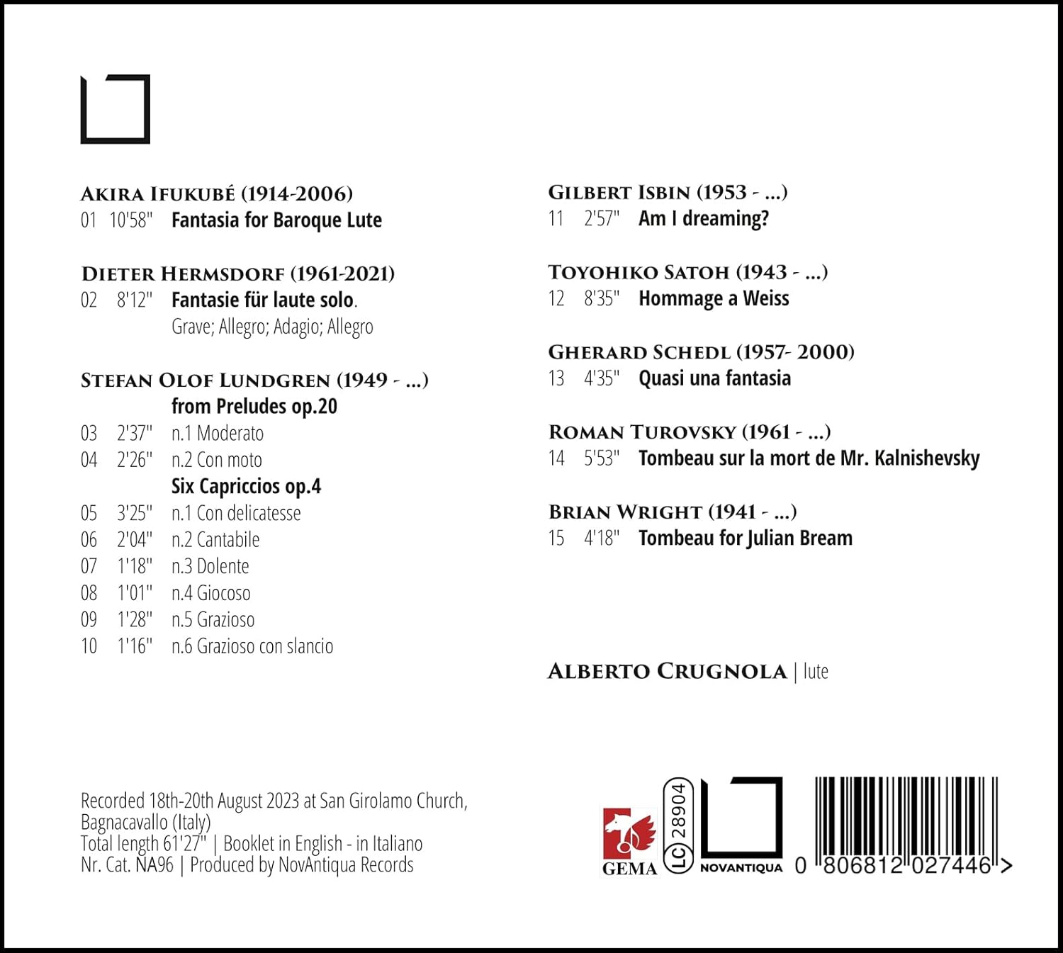 Am I Dreaming? - Werke Für Laute