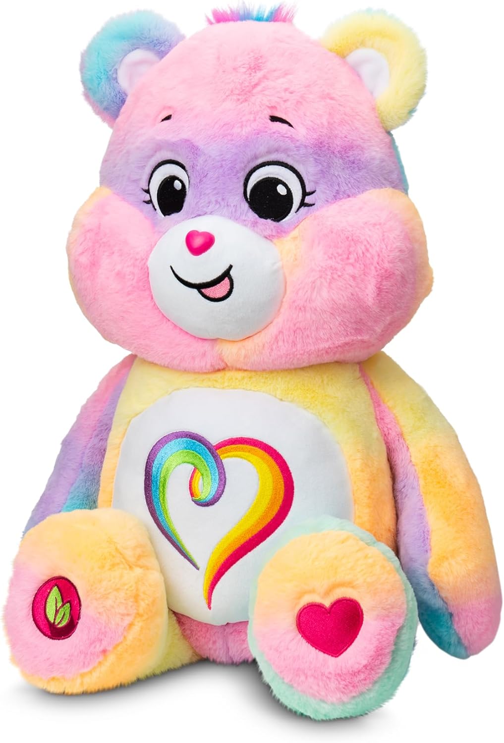 Basic Fun Care Bears Jumbo Togetherness Bear Plush – 60cm, Soft, Huggable Collectible Toy, Giant Teddy Bear, Cuddly Toys for Children, Soft Toys for Girls Boys, Teddy Suitable for Girls Boys 4+