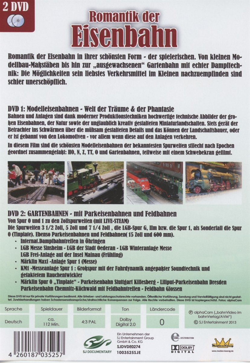 Romantik der Eisenbahn - Modelleisenbahnen & Gartenbahnen mit Parkeisenbahnen und Feldbahnen