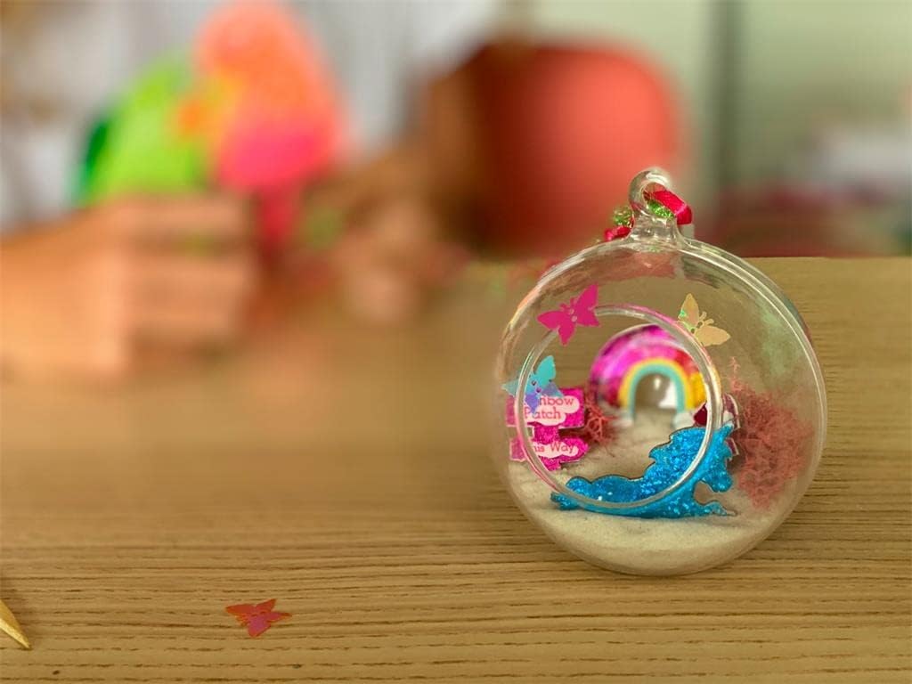 Box Candiy: Totally Magic Unicorn – Create Your Own Terrarium, with 1 Terrarium Bowl, 10 Mini Butterflies and 1 Coloured Sandbag, Gift Box, 5 x 17 x 23 cm, 6+