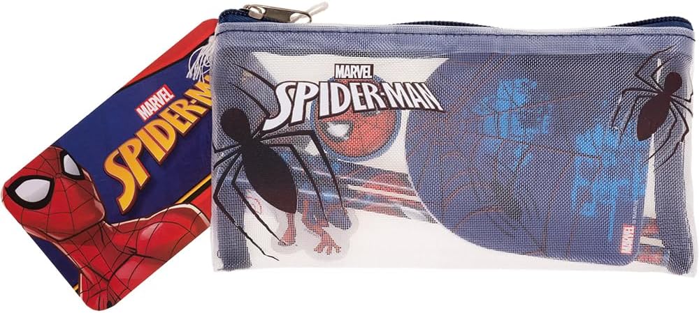 Kids Licensing - Filled Mesh Pencil Pouch W/Stationery - Spiderman (017808156)
