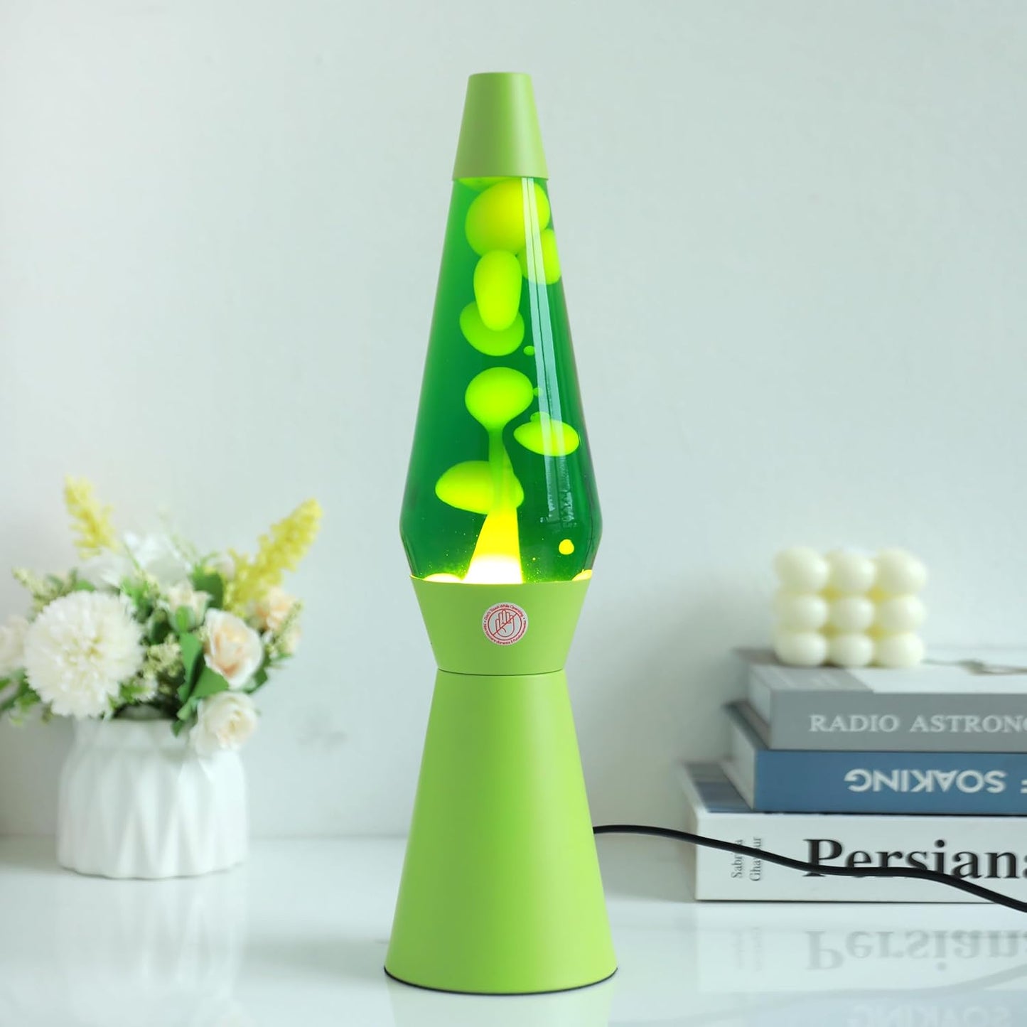 Itotal - Lava Lamp - Green - 36 Cm (Xl2938)
