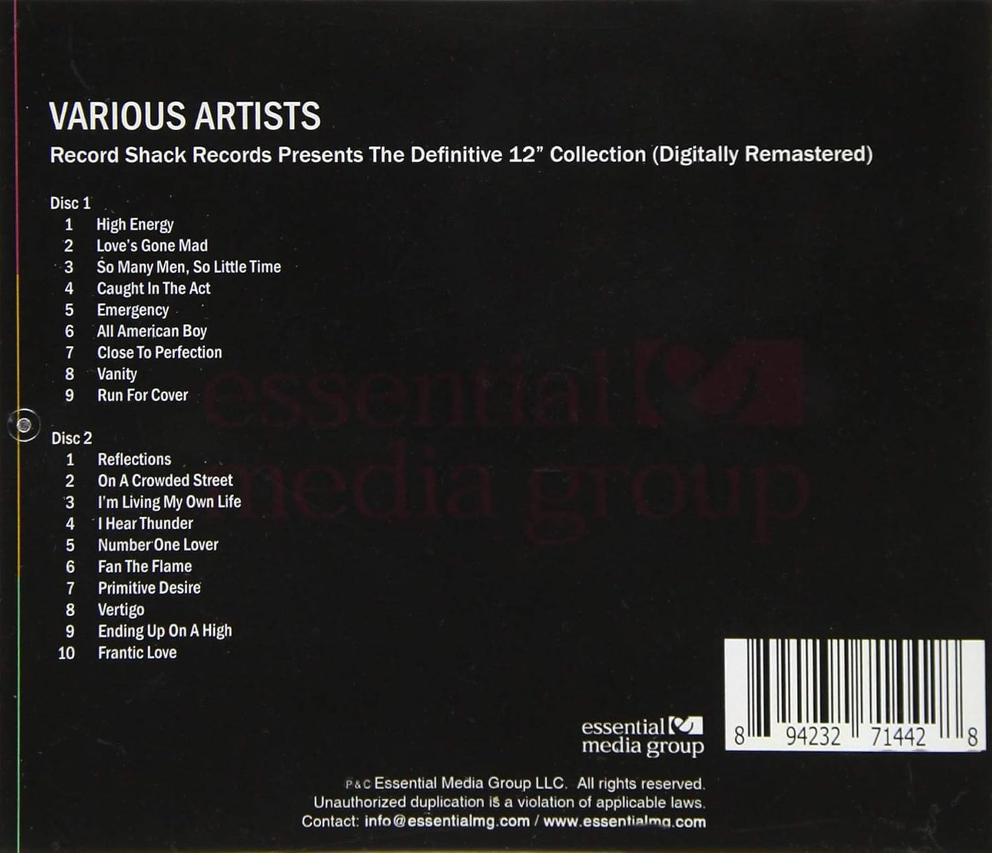 Record Shack Records Presents The Definitive 12 Collection