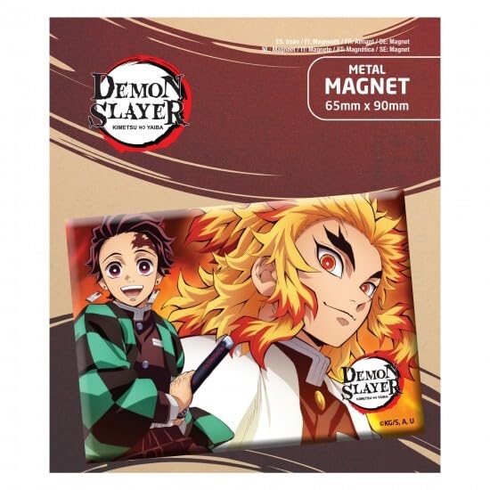 Popbuddies Demon Slayer: Kimetsu no Yaiba Tanjiro and Kyojuro: Magnet 6 x 9 cm