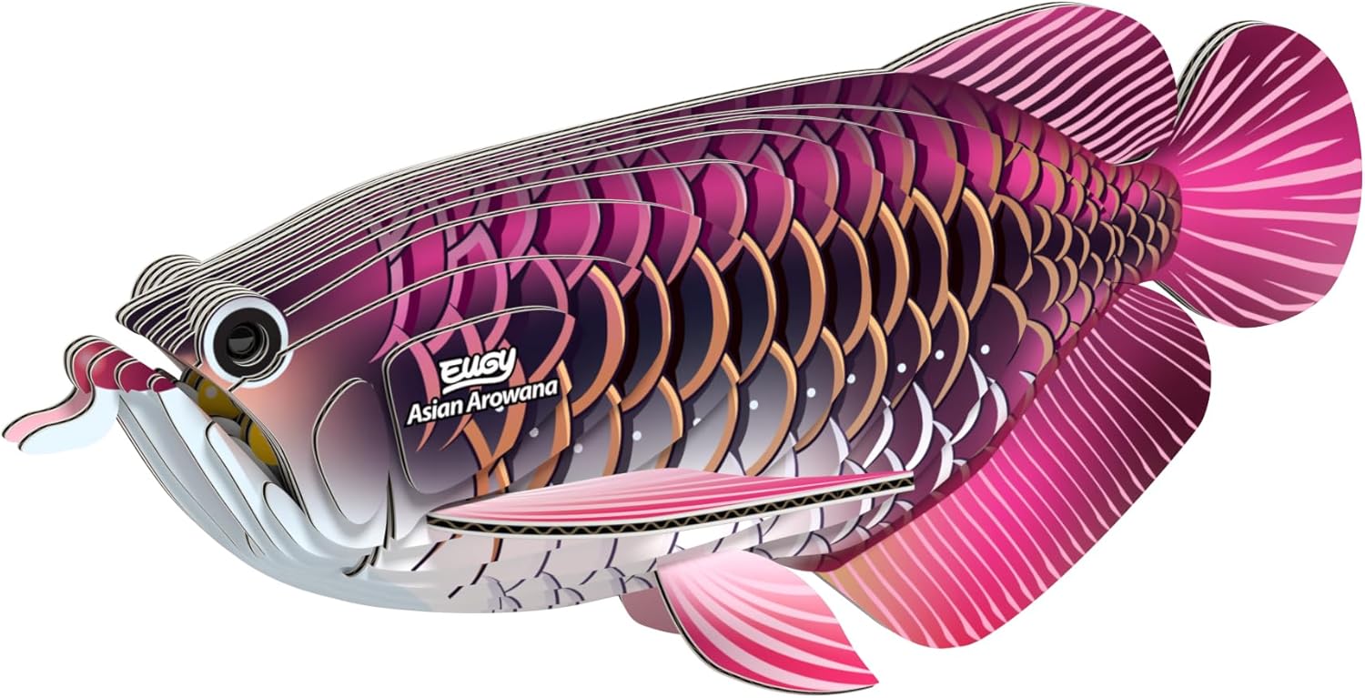 EUGY D5087 Asian Arowana 3D Model Craft Kit