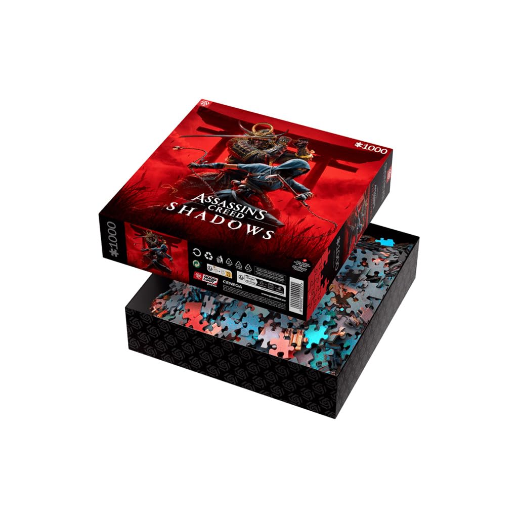 Good Loot GDL-24791 Assassin’s Creed Shadows Naoe & Yasuek 1000 Puzzle, Multicolor