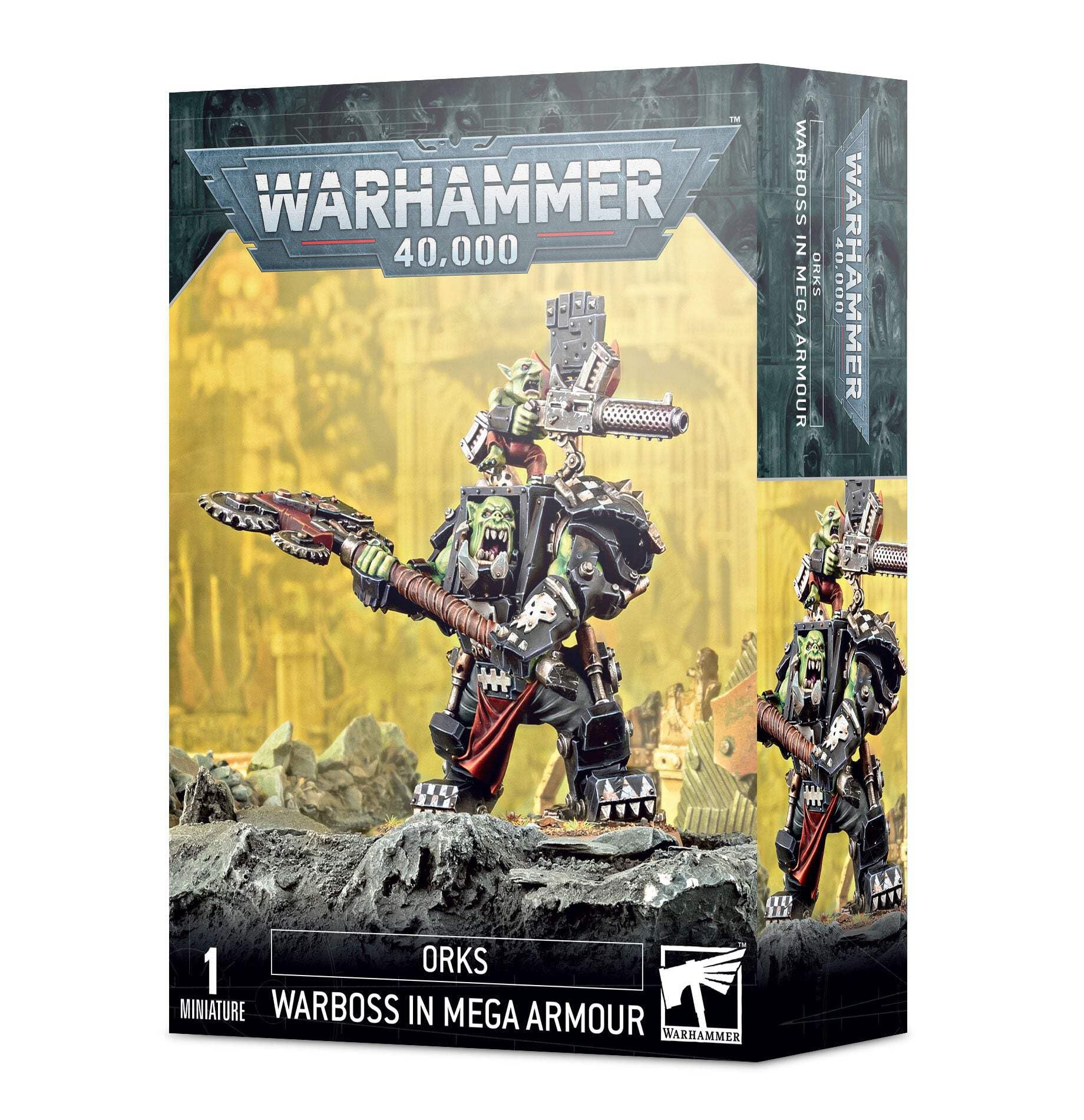 Games Workshop - Warhammer 40,000 - Orks: Ork Warboss In Mega Armour