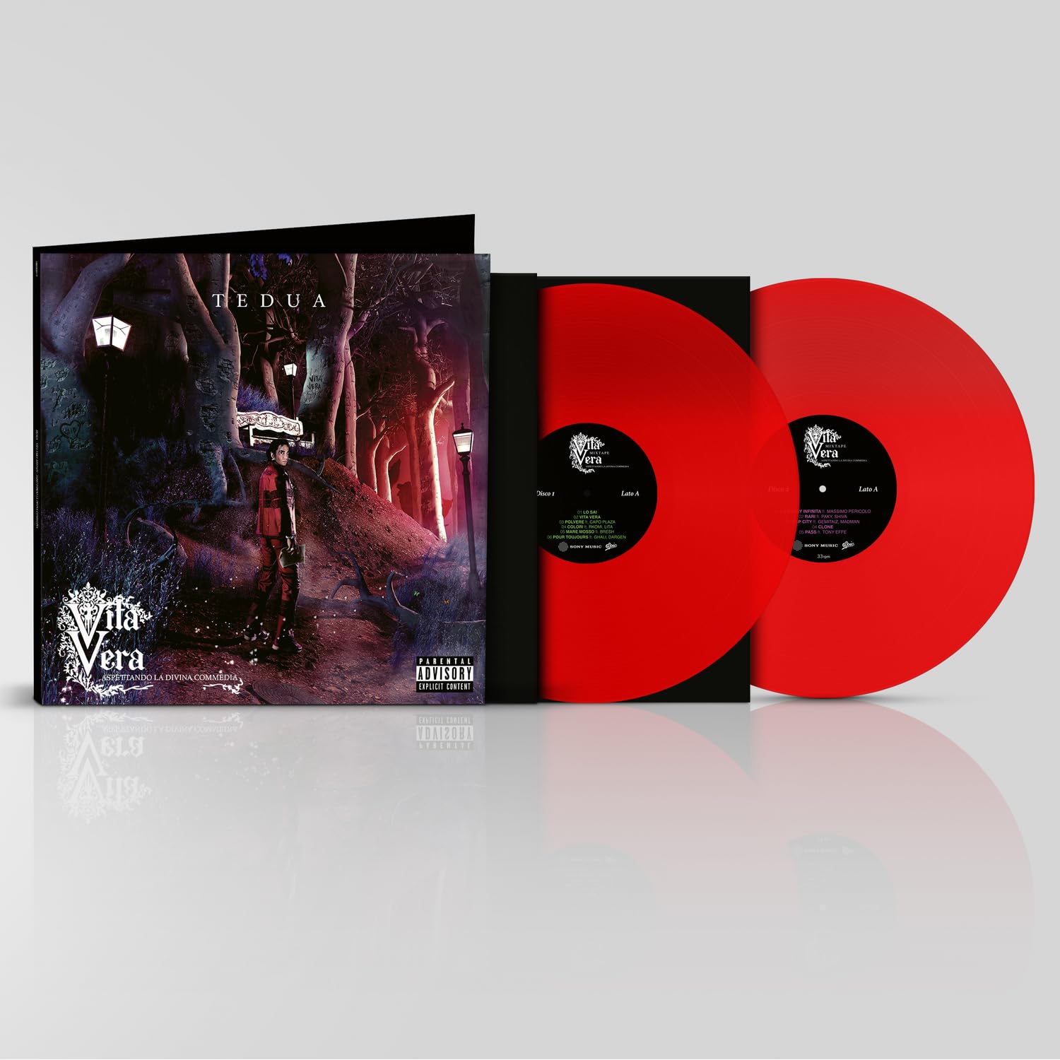 Vinile Tedua - Vita Vera. Mixtape, Aspettando La Divina Commedia (Red Vinyl) (2 Lp