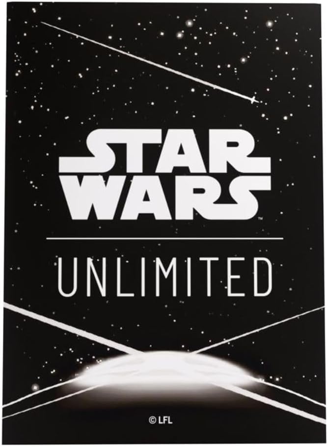 Gamegenic, Star Wars: Unlimited Art Sleeves –Card Back White, Sleeve color code: Gray