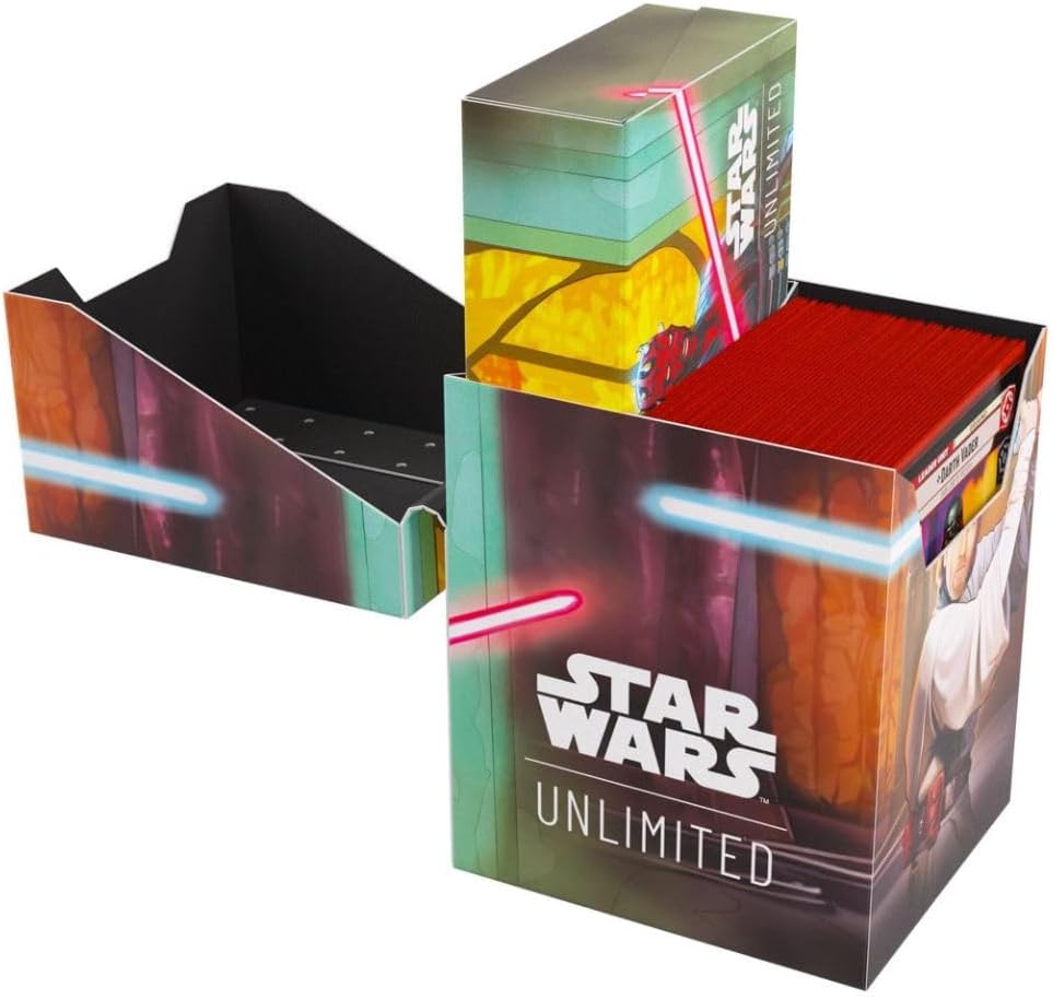 Gamegenic GGS25135ML Star Wars Unlimited Obi-Wan Kenobi/Darth Maul Trading Card Game Accessory, Multi-Colour
