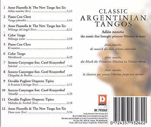 Argentina - Classic Argentinian Tangos (UK Import)