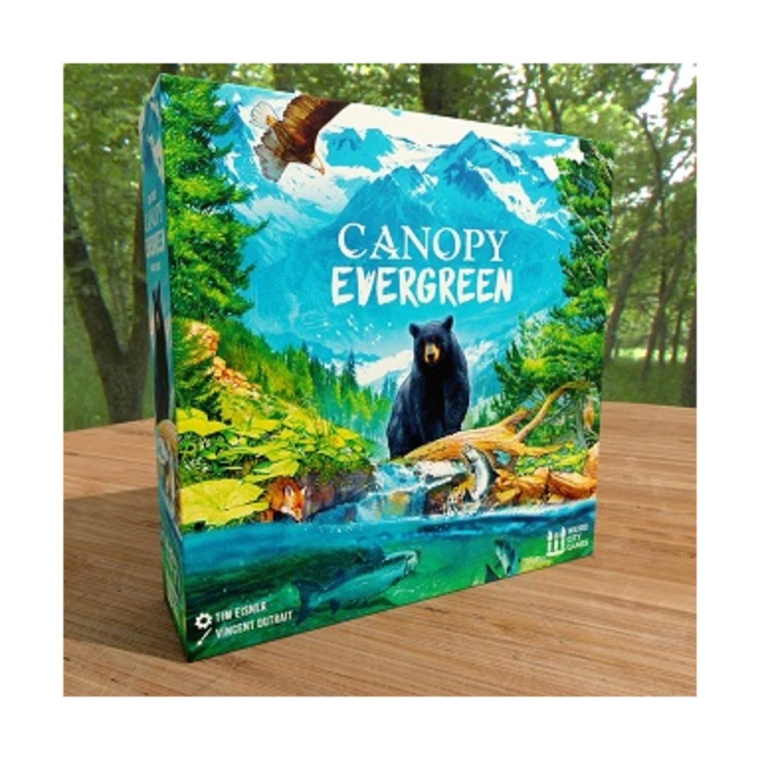 Canopy Evergreen - Strategy Board Game - for 1 to 4 Players and Ages 10+