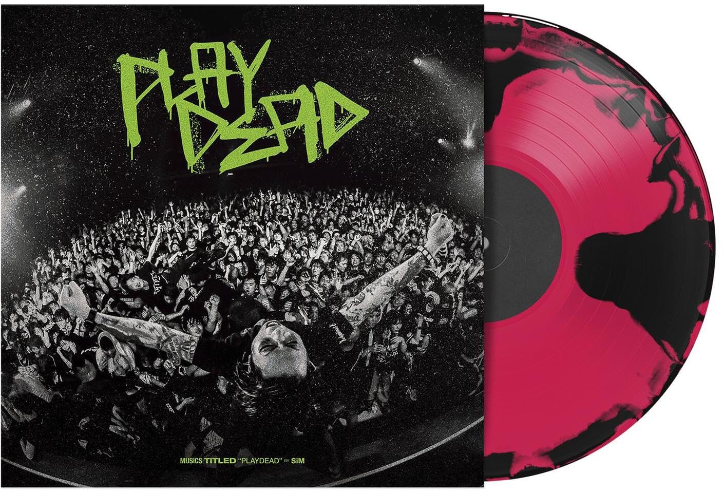 Playdead - Pink & Black Splatter Colored Vinyl