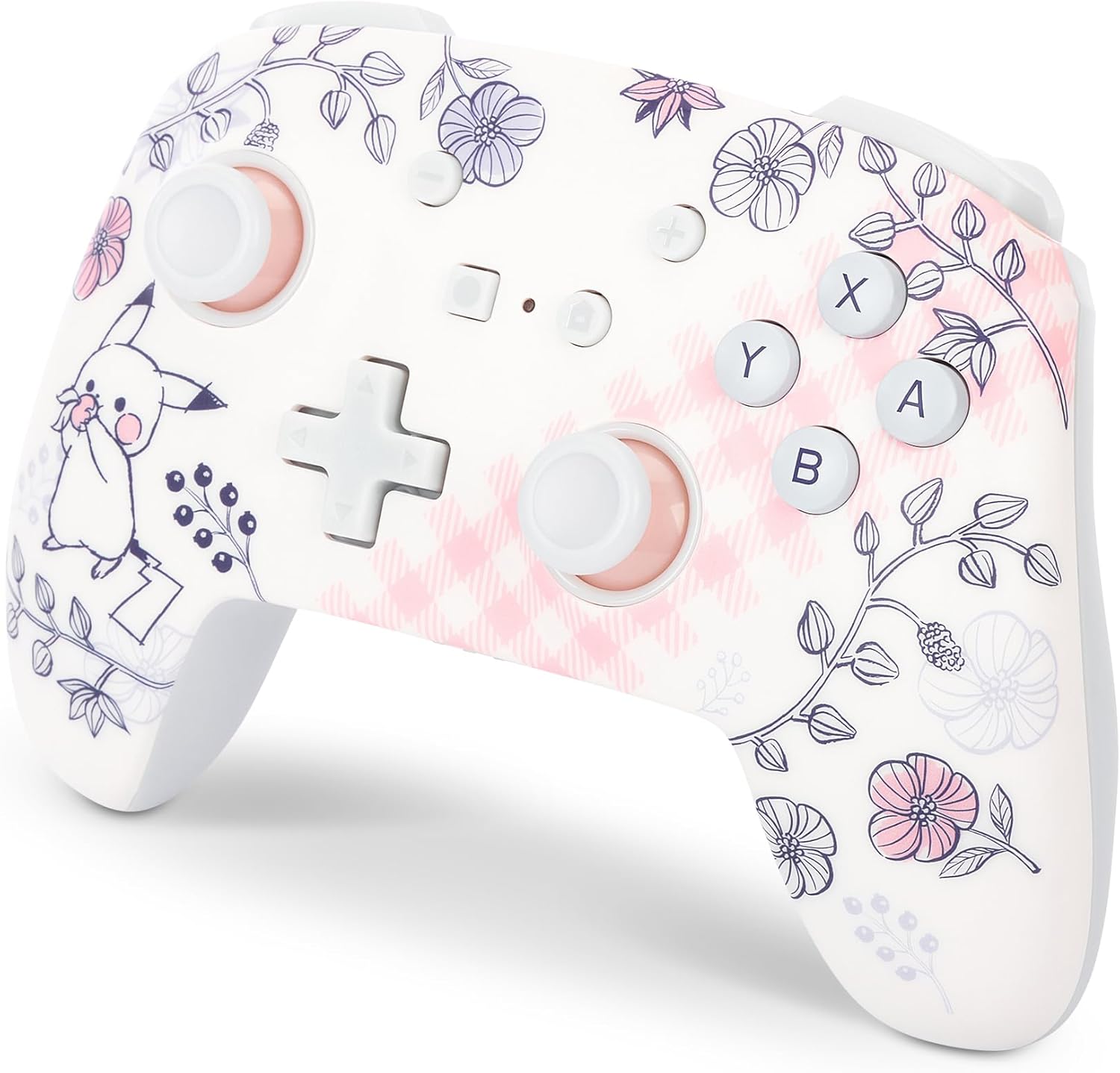 PowerA Enhanced Wireless Controller for Nintendo Switch - Pikachu Garden, Nintendo Switch - OLED Model, Nintendo Switch Lite, Gamepad, game controller, Bluetooth controller
