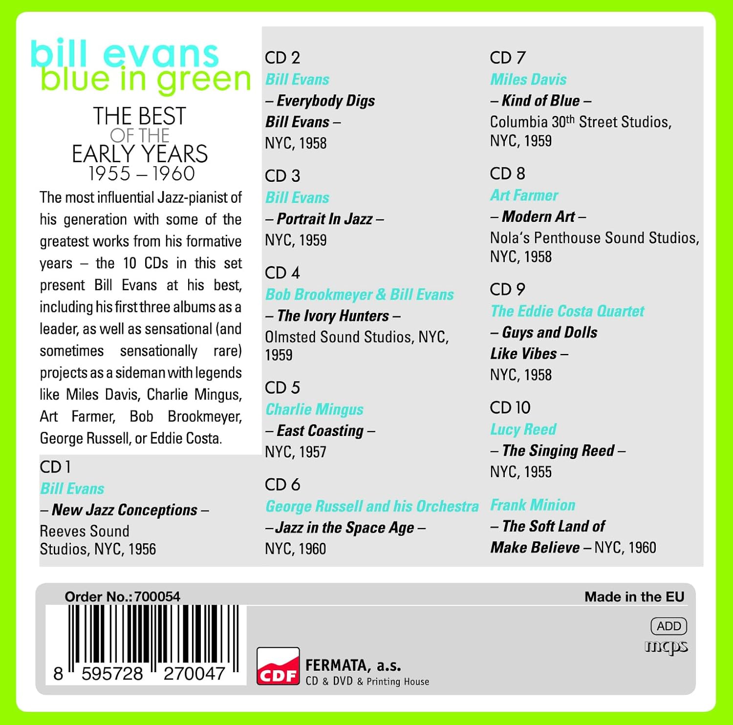 Bill Evans - Blue in Green