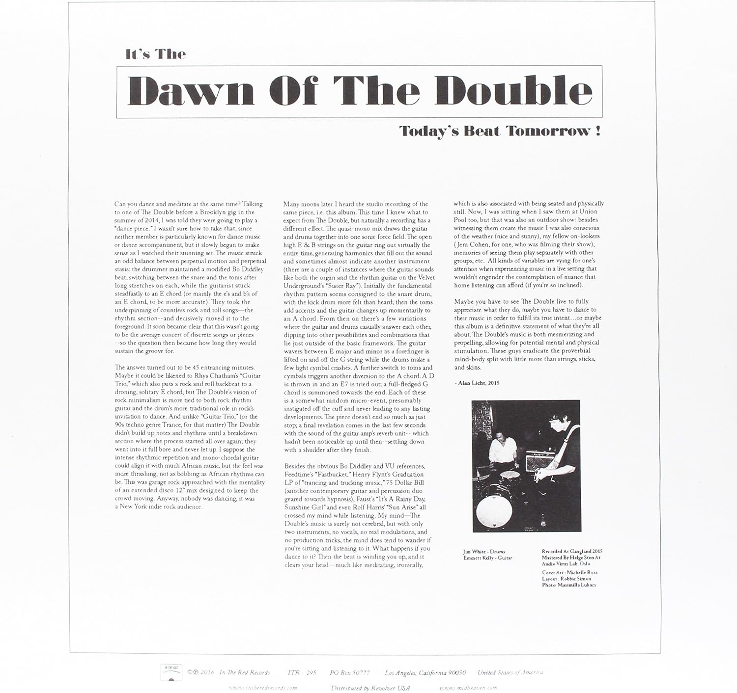 Dawn Of The Double