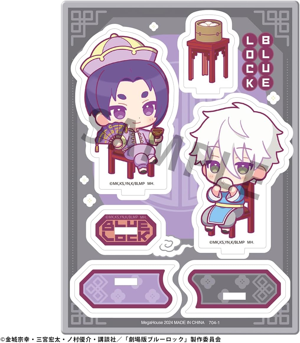 Megahouse - Blue Lock: Episode Nagi - Acrylic Stands Buddycolle - Seishiro Nagi & Reo Mikage Yumcha (ver. A