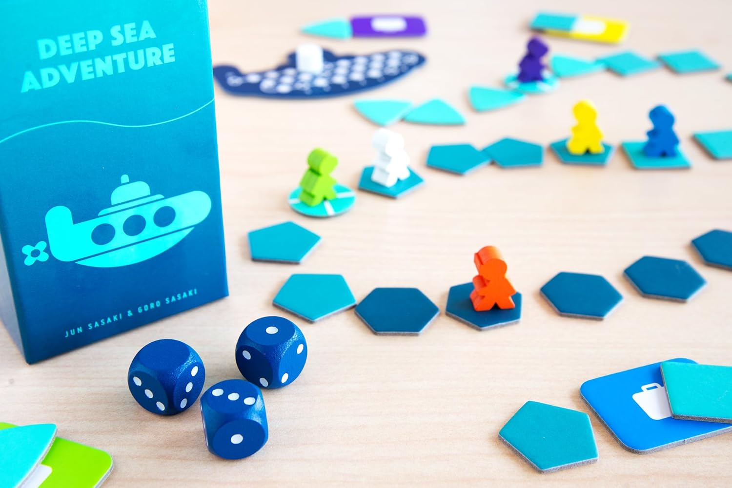 Oink Games Deep Sea Adventure Boost - Award-Winning Push Your Luck Game | Play Both Boost & Original Versions | 2-6 Players | Ages 8+