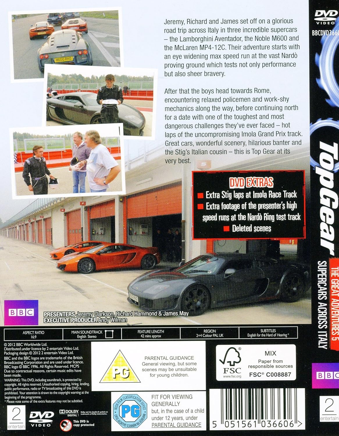 Top Gear: The Great Adventures 5 - Supercars Across Italy