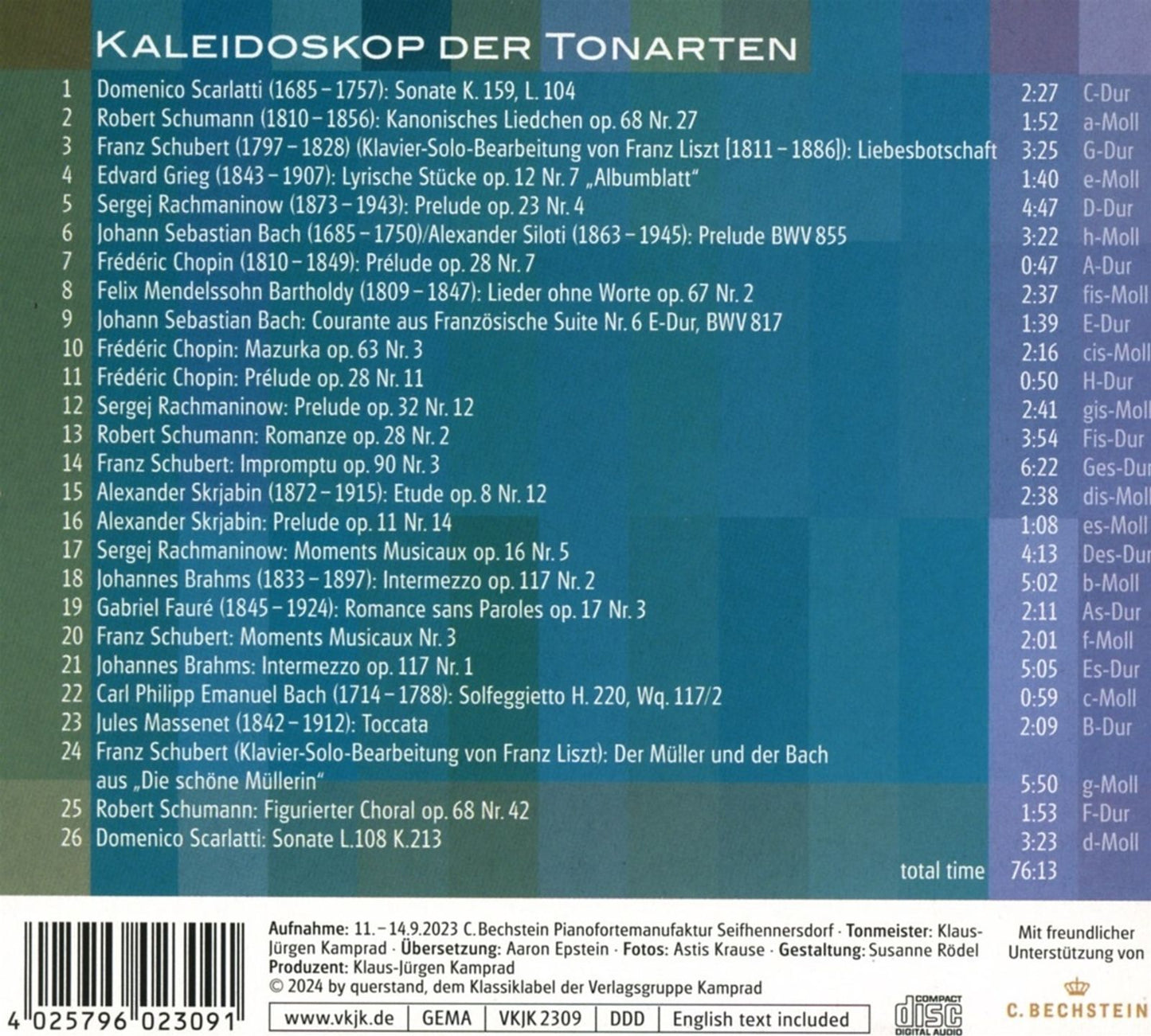 Han-Lin Yun: Kaleidoskop Der Tonarten
