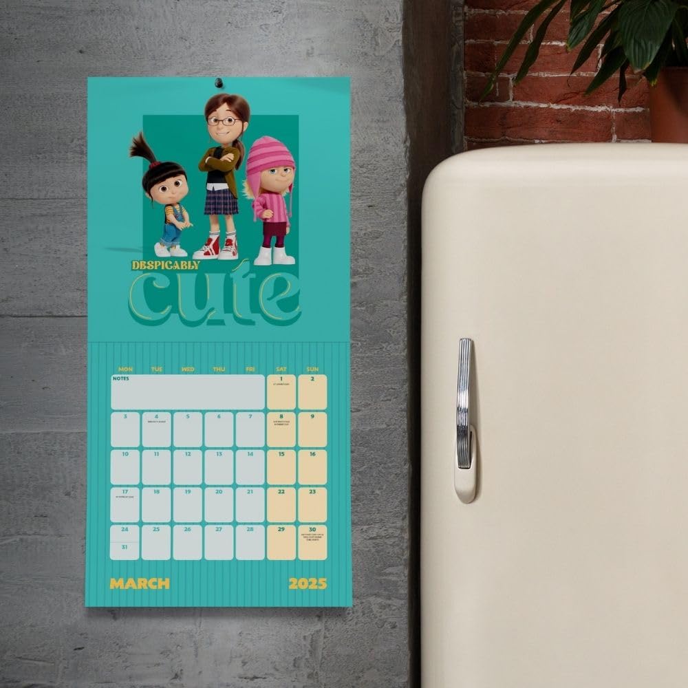 Minions – Despicable Me 4 – Ich Einfach Unverbesserlich 4 – Offizieller Kalender 2025: Original Danilo-Kalender (Wall-Kalender