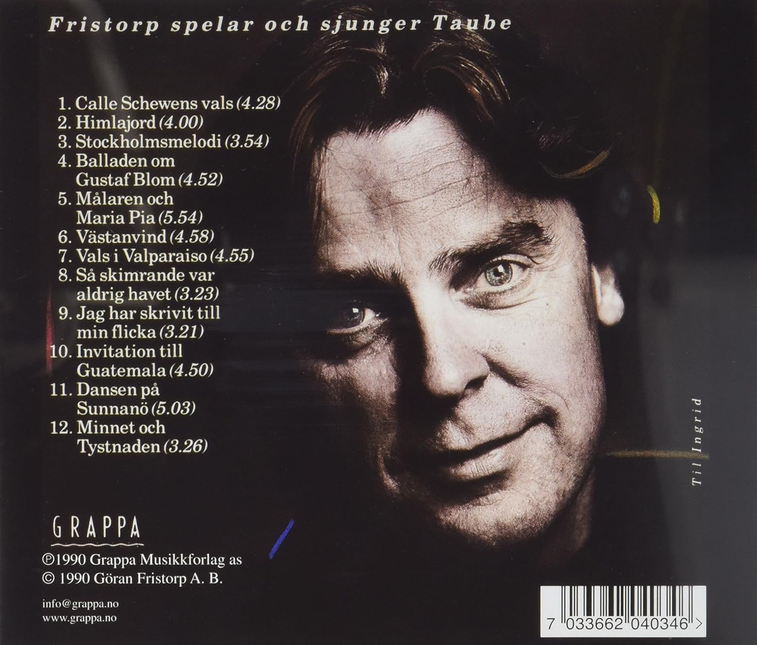 Spelar och sjunger Taube