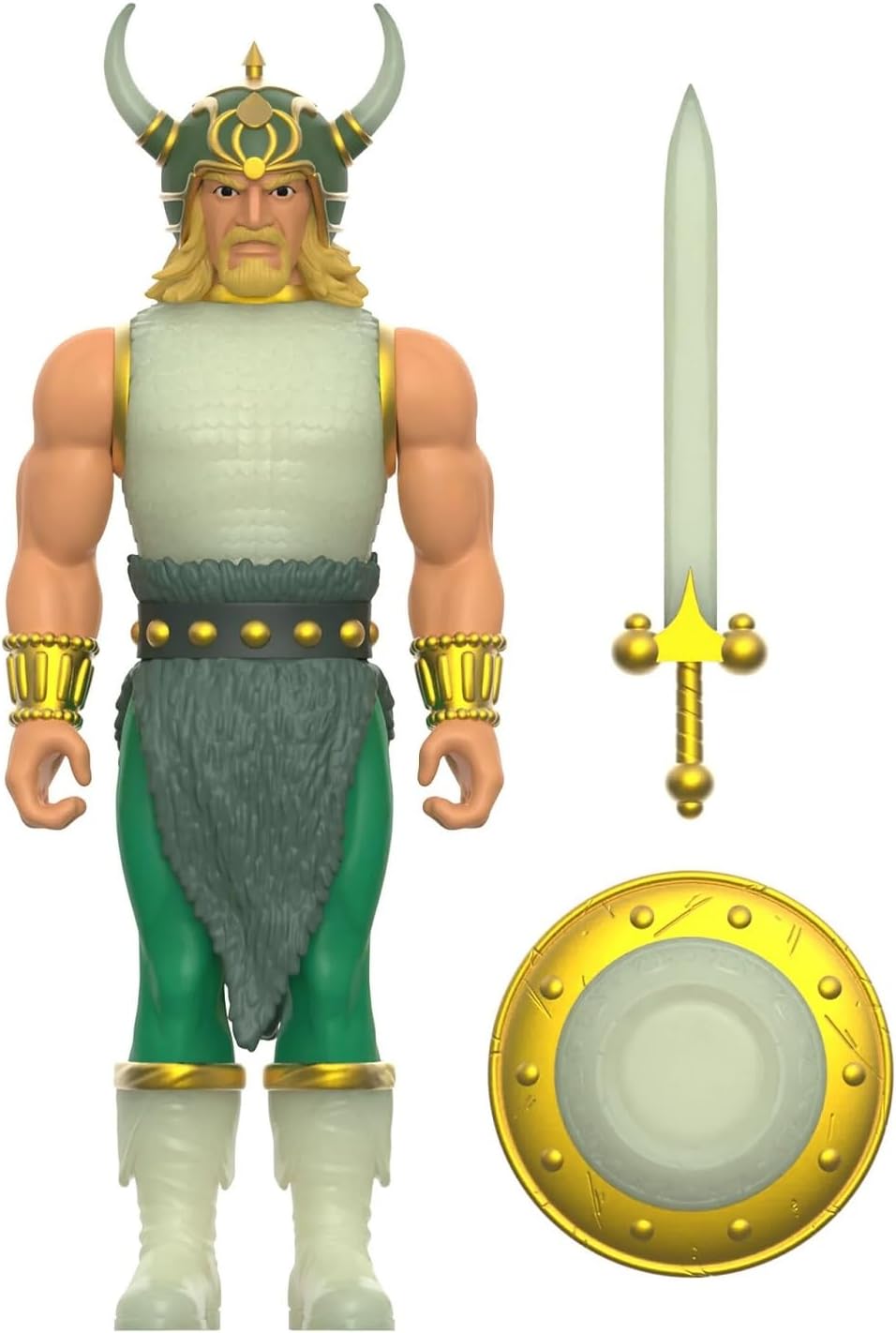 Super7 Dungeons and Dragons Formidable Fighter Glow Figure 3.75 Inch