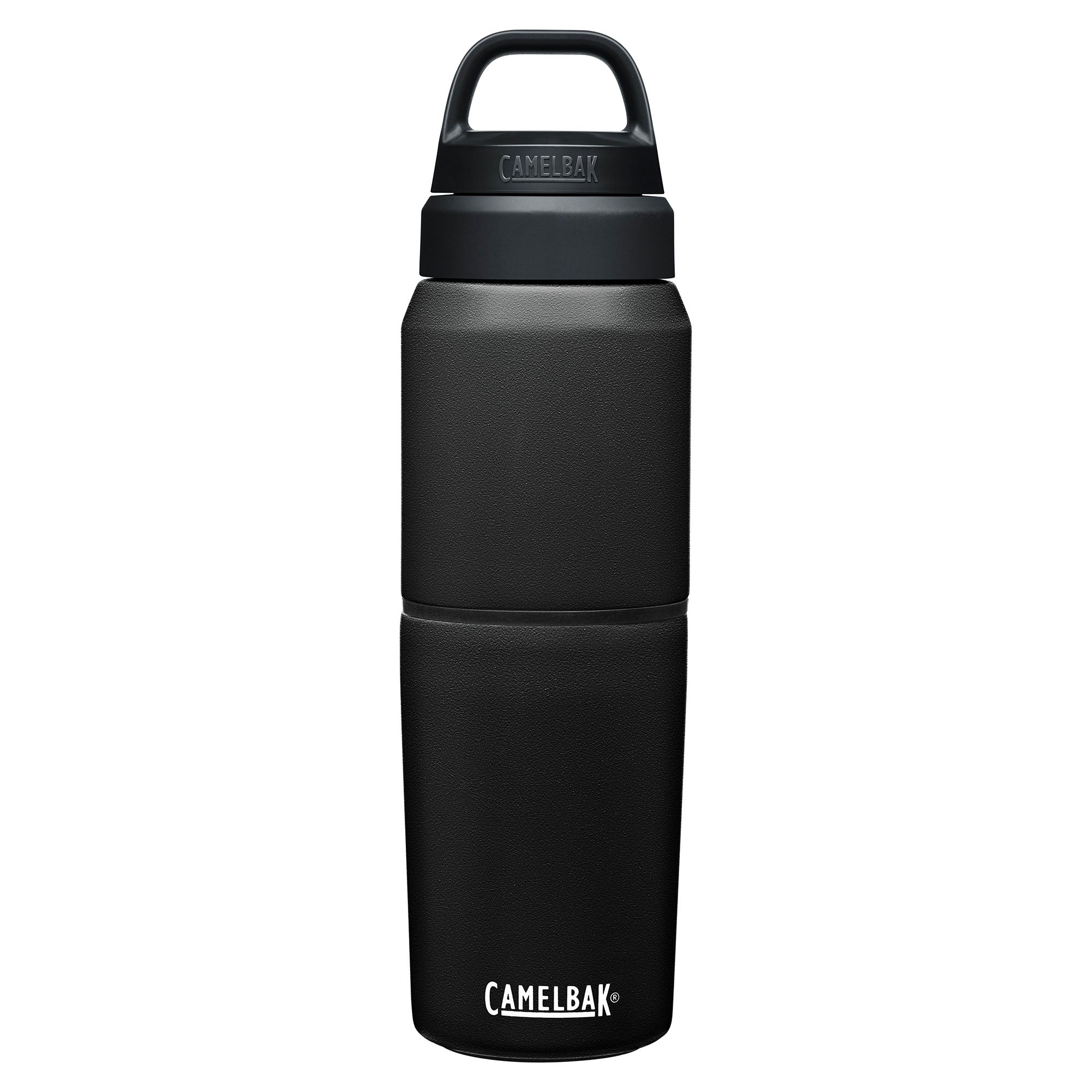 Camelbak Multibev Stainless Steel Vacuum Stainless 500ml Bottle With 350ml Cup 2020 Black/Black 500ml