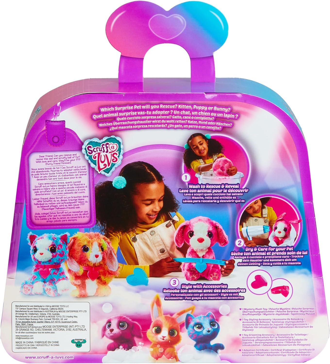 Little Live Pets Cancelled Scruff-a-Luvs - Neon Pets| Mystery Animal Reveal. Wash, Groom and Rescue A Cute Neon Colored Plush Pet