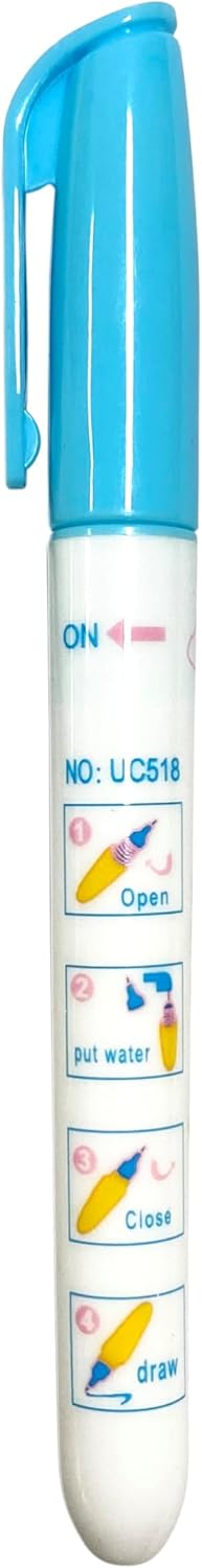 Avenir Magic Water Painting Fairy Tales, Paper, Pink and Blue, one Size