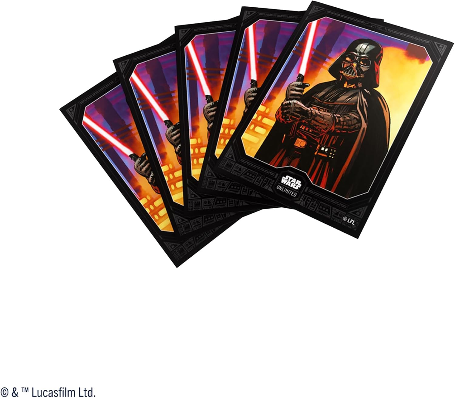 Gamegenic, Star Wars: Unlimited Art Sleeves Double Sleeving Pack – Darth Vader