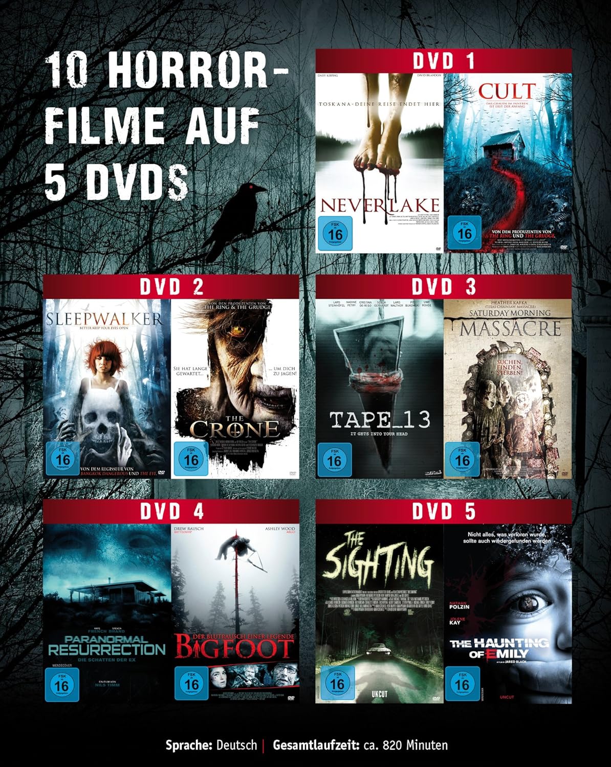 Horror Collection XXL (10 Horrorfilme auf 5 DVDs