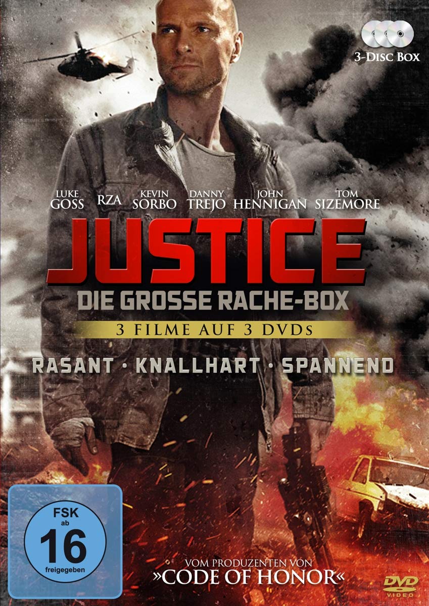 Justice - Die große Rache-Box - (3 Filme) - - (Street Justice, Fahnenflüchtig, Freigänger
