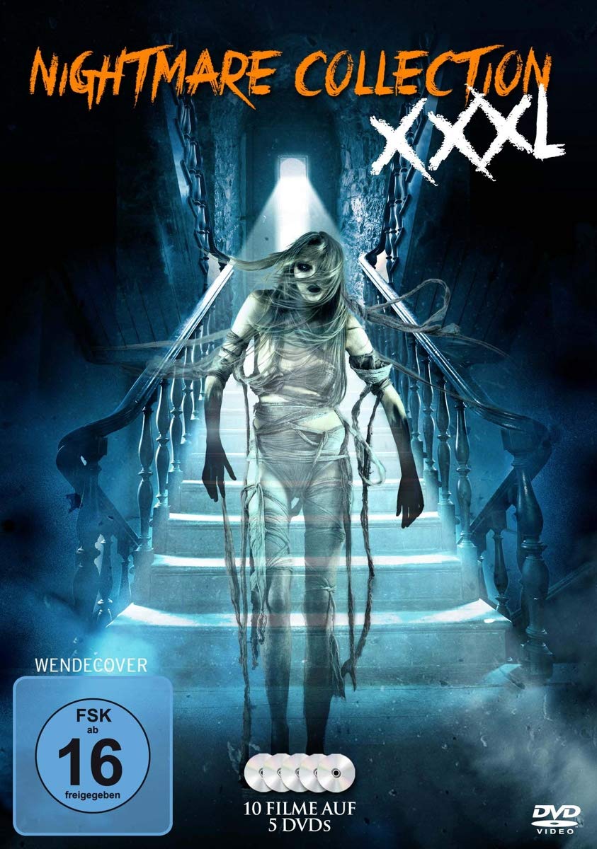 Nightmare Collection XXXL- (10 Filme) - - (Anne, Arbor Men, Paranormal Resurrection, Mandy the Haunted Doll, Black Rock, The Bad Nun, Tape 13, Midnight Man, Slender Killer, American Poltergeist