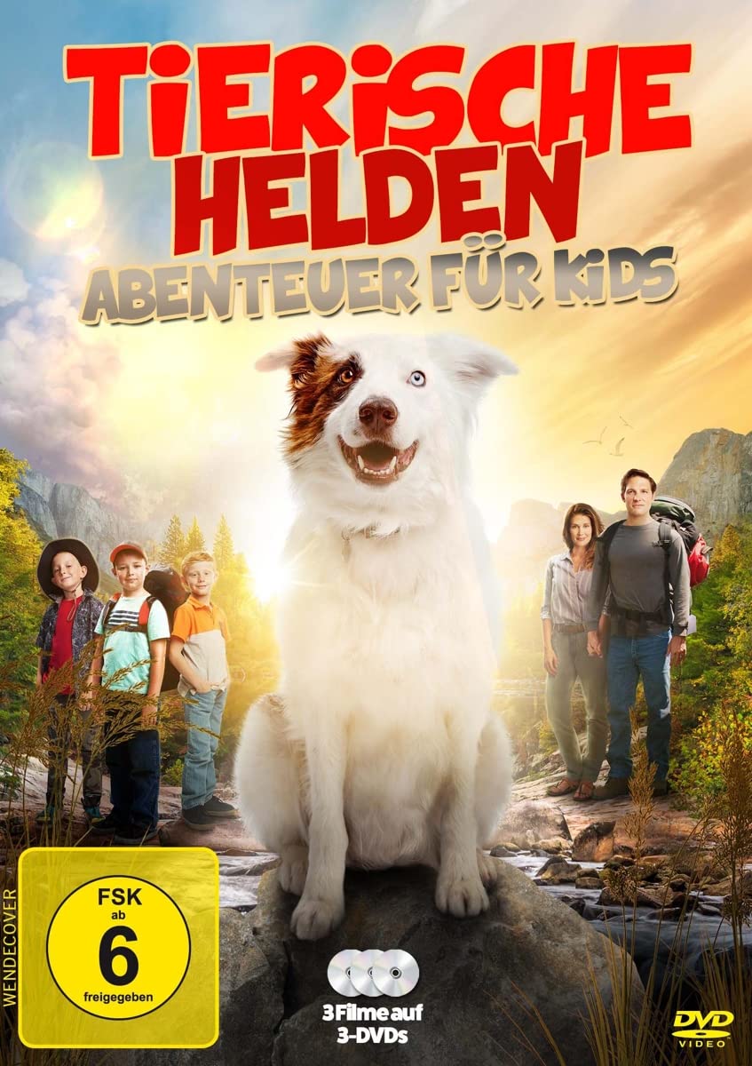 Tierische Helden - Abenteuer für Kids - (3 Filme) - - (Fest im Sattel - Eine zweite Chance für Faith, Pluto - Ein Schutzengel auf vier Pfoten, A Champion Heart - Freunde fürs Leben