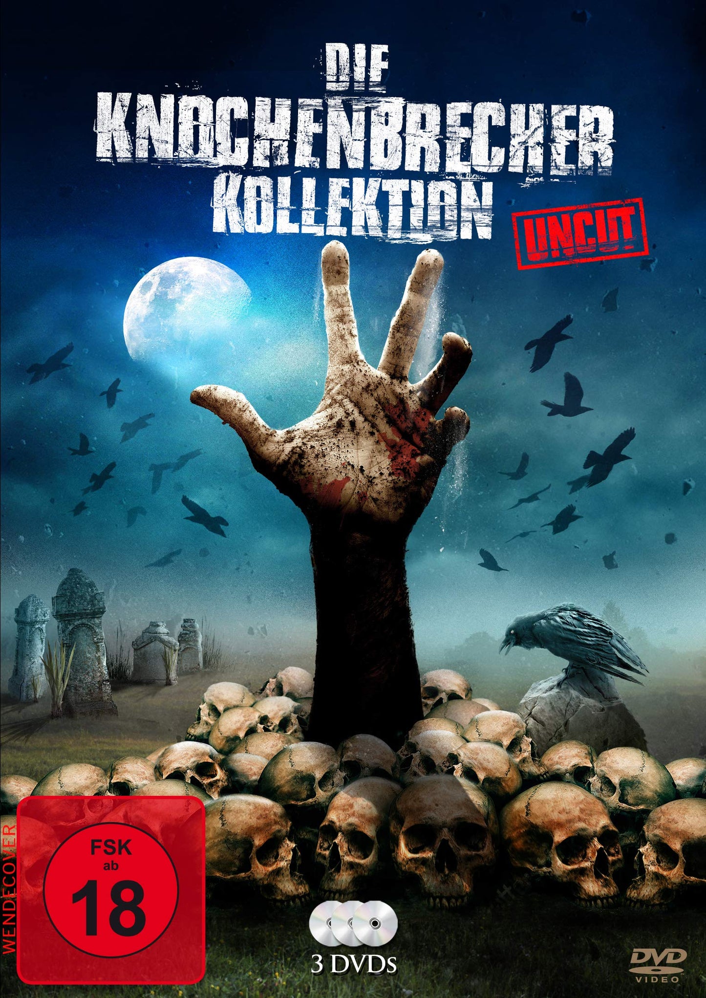 Die Knochenbrecher-Kollektion (3 Filme) - - (#Cannibal Island, Campus Killer: Das Böse kehrt zurück, Havenhurst: Evil lives here
