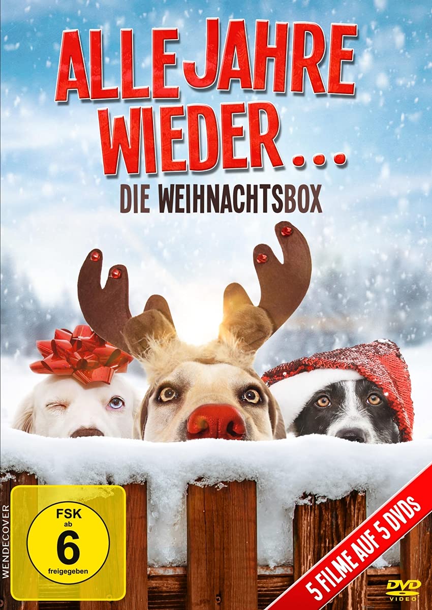 Alle Jahre wieder - Die Weihnachtsbox - (5 Filme) - - (Ein Engel für Eve, Einsatz auf vier Pfoten 2, Hallo, ich bin der Weihnachtsmann, Wer an Wunder glaubt, Wish for Christmas