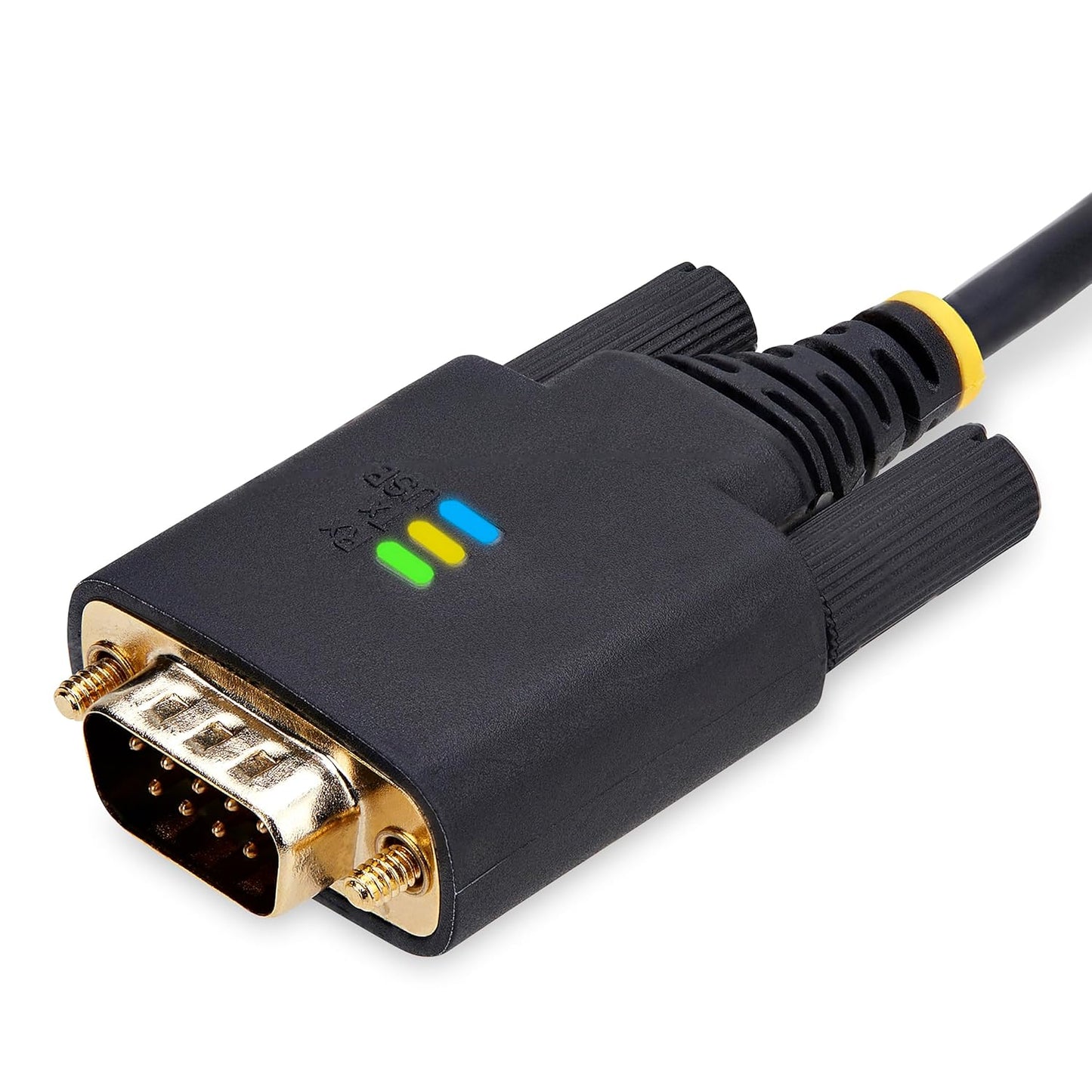 StarTech.com 2ft (60cm) 2-Port USB to Serial Adapter Cable, COM Retention, FTDI, USB to DB9 RS232, Changeable DB9 Screws/Nuts