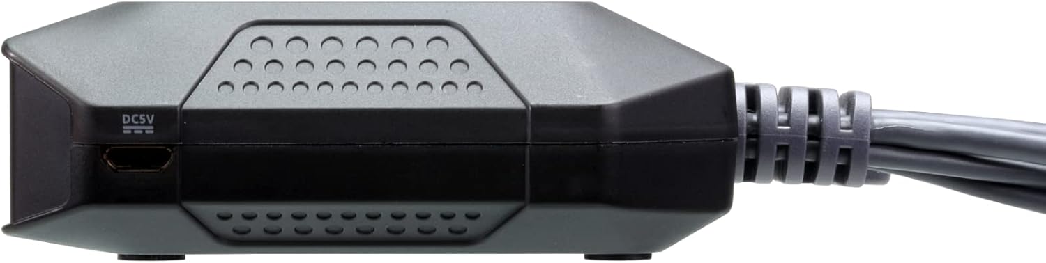 ATEN 2-Port USB-C DisplayPort Hybrid Cable KVM Switch