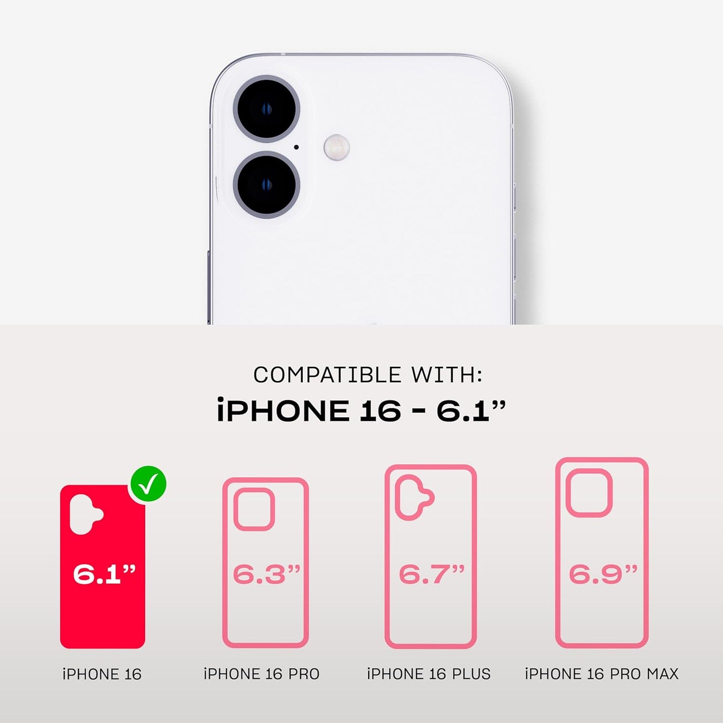 tech21 EvoLite - Funda Ultrafina para iPhone 16, protección contra Impactos, Color Negro