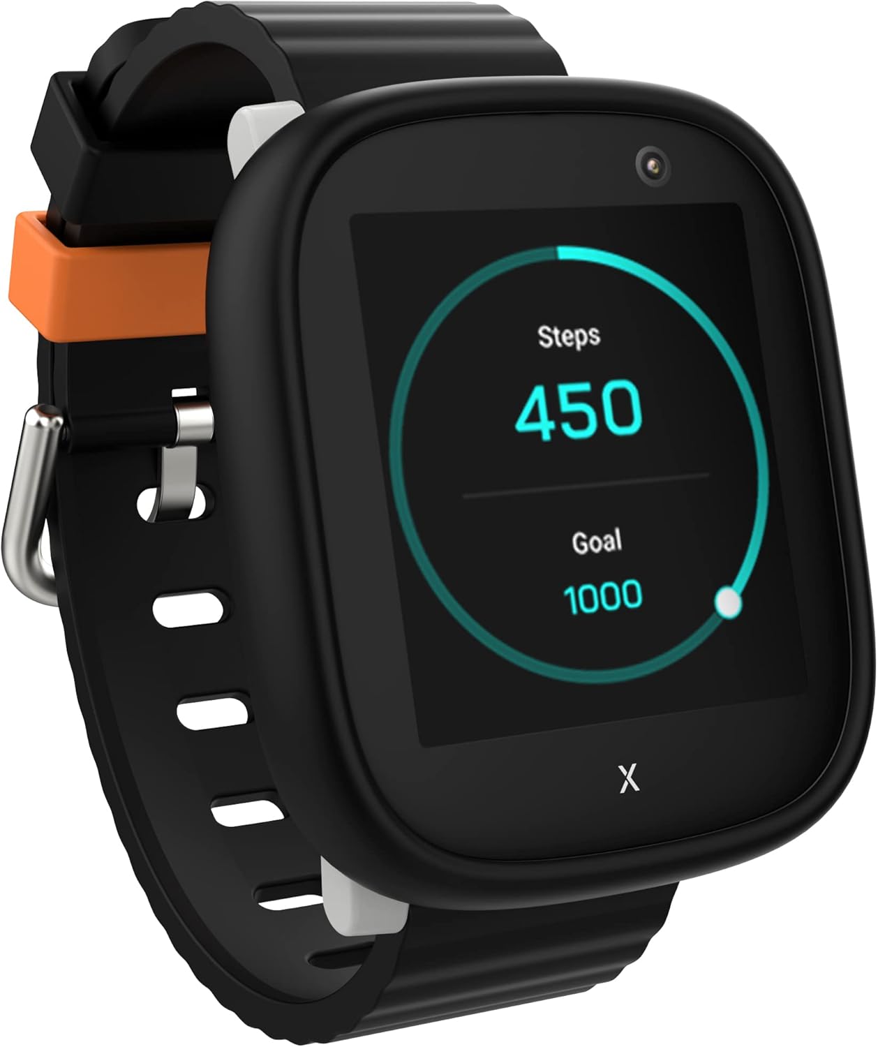 XPLORA X6 Play - Watch Phone for Children (4G) - Calls, Messages, Kids School Mode, SOS Function, GPS Location, Camera and Pedometer - Includes 2 Year Warranty (BLACK)