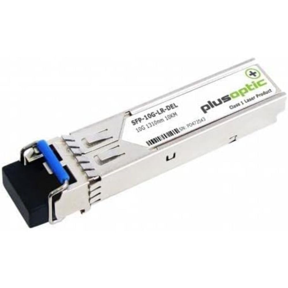 Plusoptic SFP-10G-LR-LED 10000Mbps SFP+ 1310nm Fiber Optic Network Transmitter Module (Fiber Optic 10000Mbps, SFP+, LC, LR, 10000m