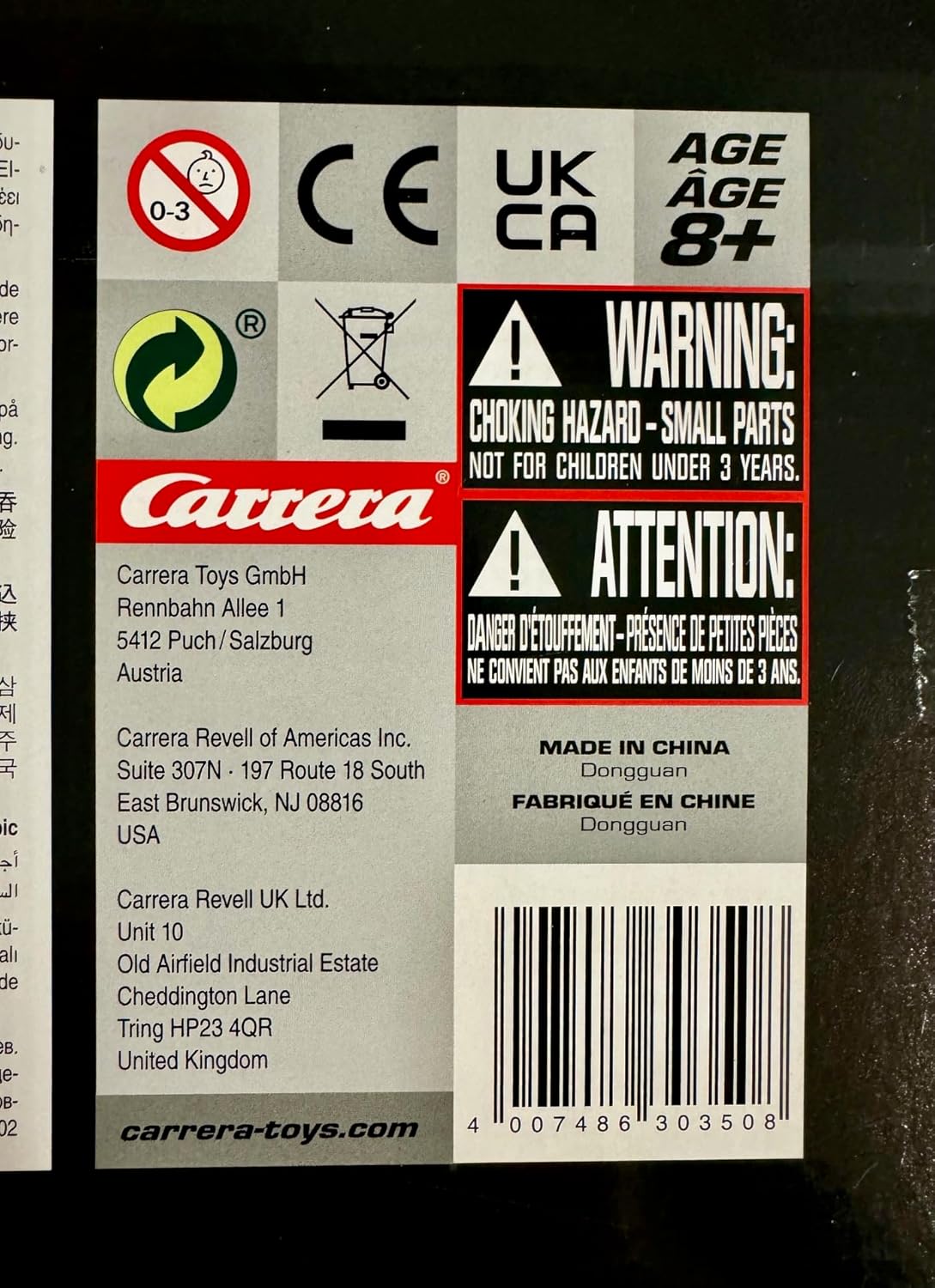Carrera - Digital 124 - Narrow Section Left ( 20030350 )