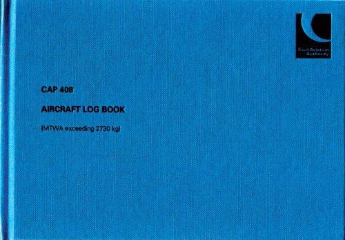 Aircraft log book (MTWA exceeding 2730 kg) (CAP, 408