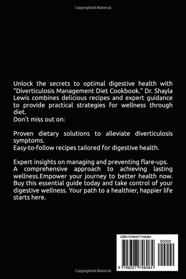 Diverticulosis Management Diet Cookbook