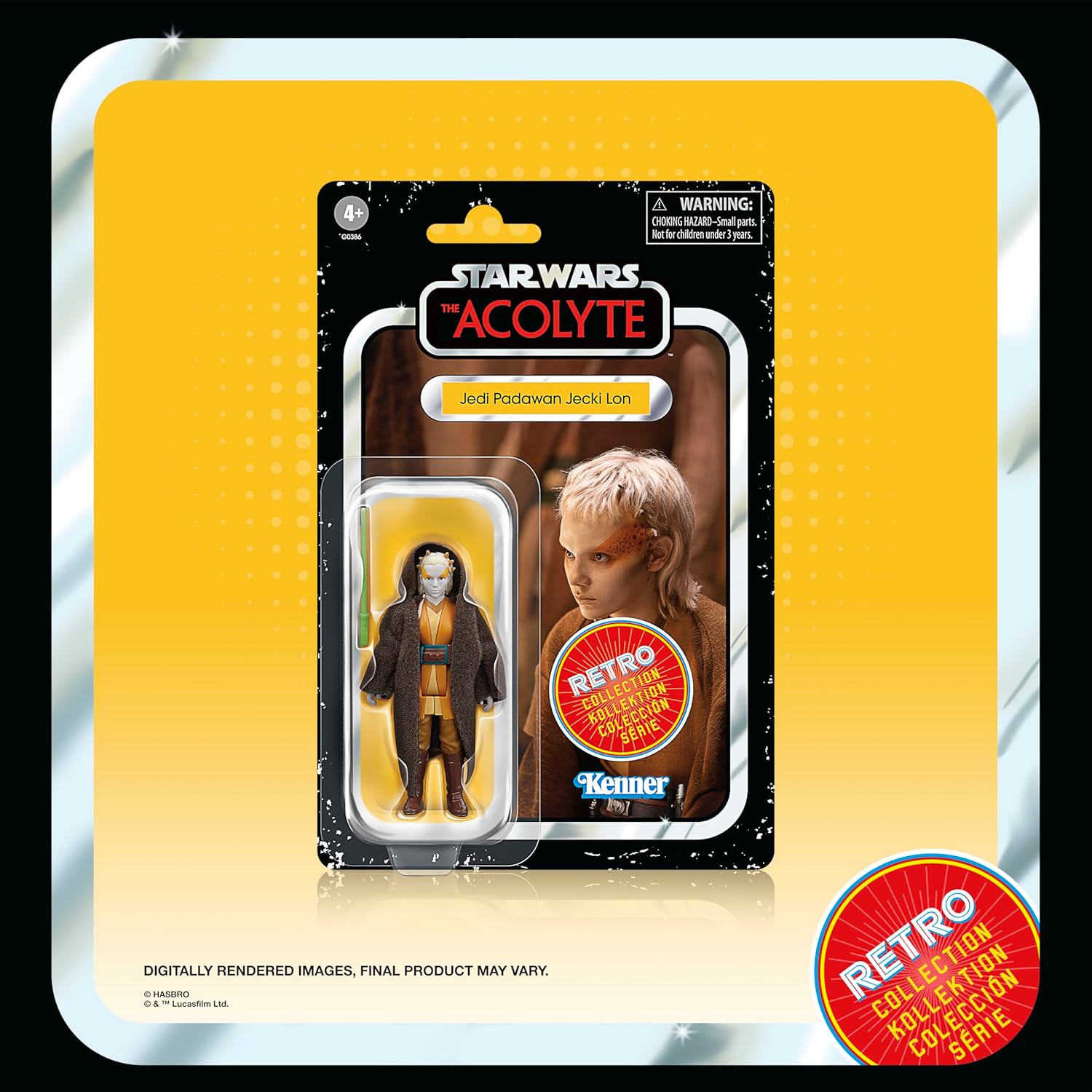 STAR WARS Retro Collection The Acolyte Multipack, 3.75 Inch Collectible Action Figure 6-Pack
