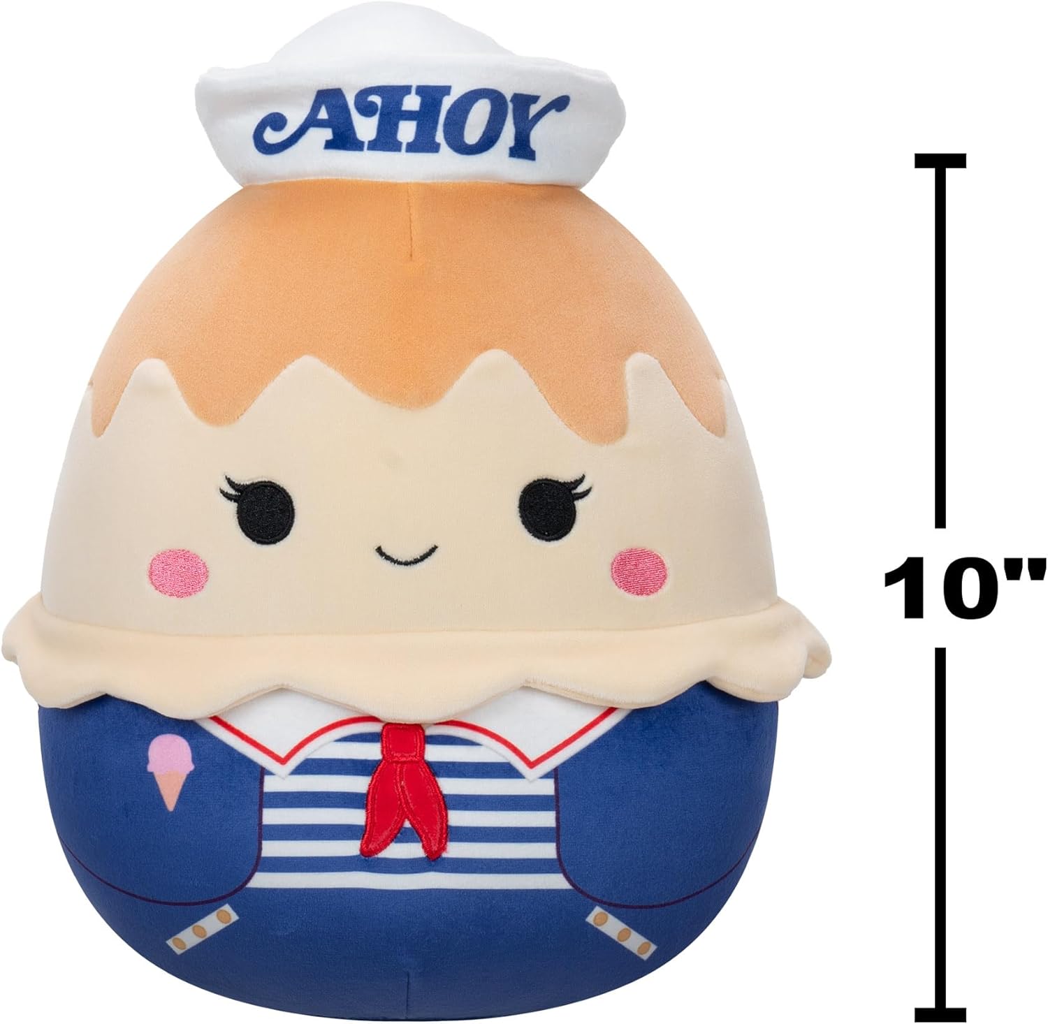 Squishmallows Original “Stranger Things” 10-Inch USS Butterscotch - Official Jazwares Plush