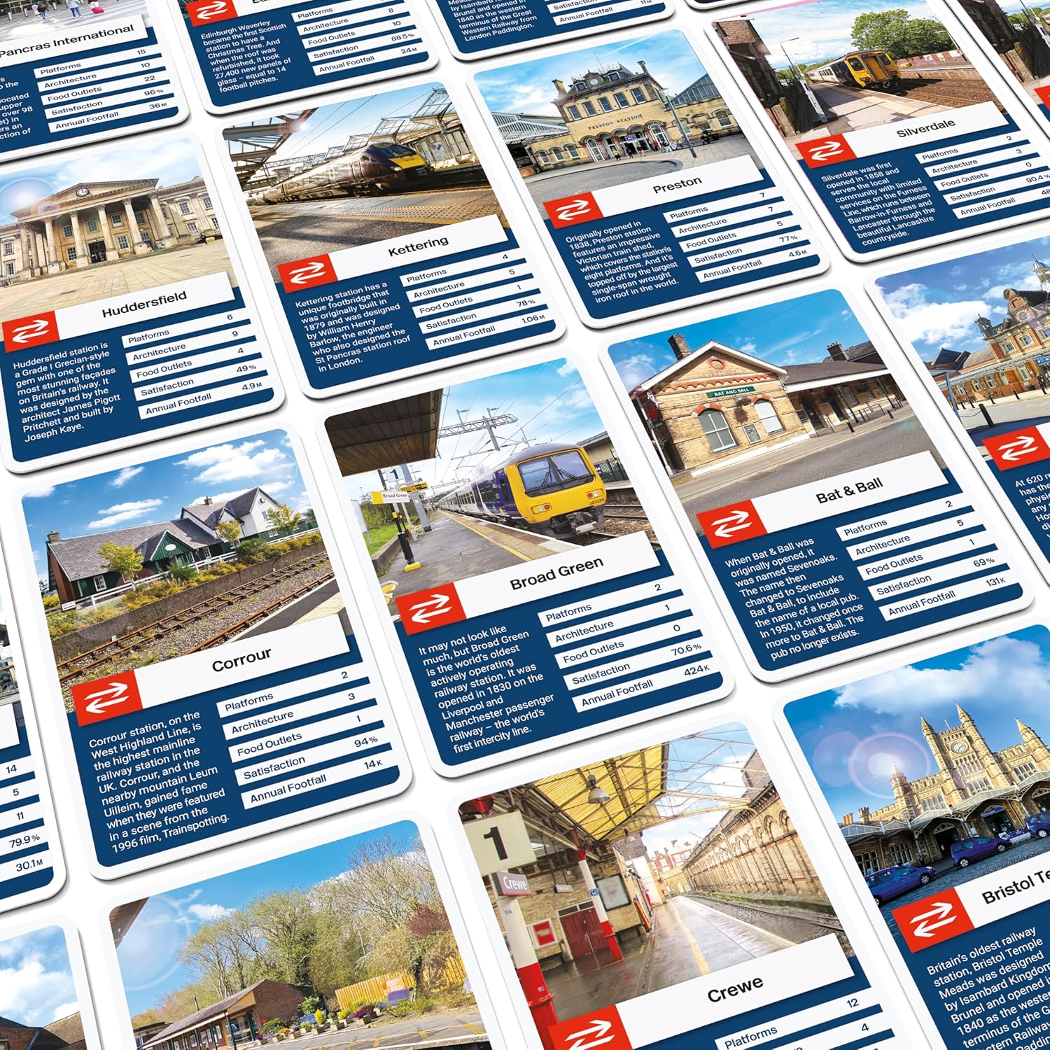 Great British Railway Stations - Schedule Some Fun In Your Timetable - 56 Of Britain’s Best & Worst Stations - Steal Them All To Win The Game - There’s No Better Way To Derail Boredom!