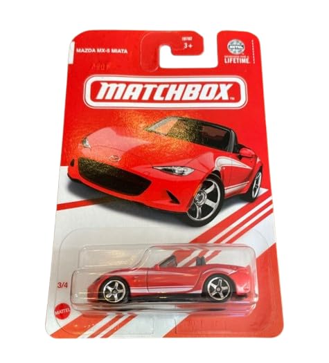 Matchbox 1:64 Die-Cast Mazda MX-5 Miata, Rood